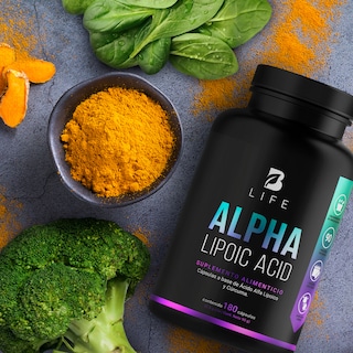 Foto 8 | Ácido Alfa Lipoico de 180 Cápsulas con Cúrcuma Ingredientes Naturales Alpha Lipoic Acid. B Life