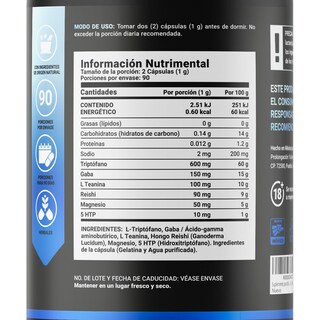 Foto 2 | Night Blend de 180 Cápsulas Ingredientes Naturales Night Blend B Life