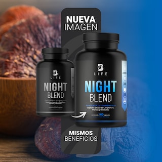 Foto 3 | Night Blend de 180 Cápsulas Ingredientes Naturales Night Blend B Life