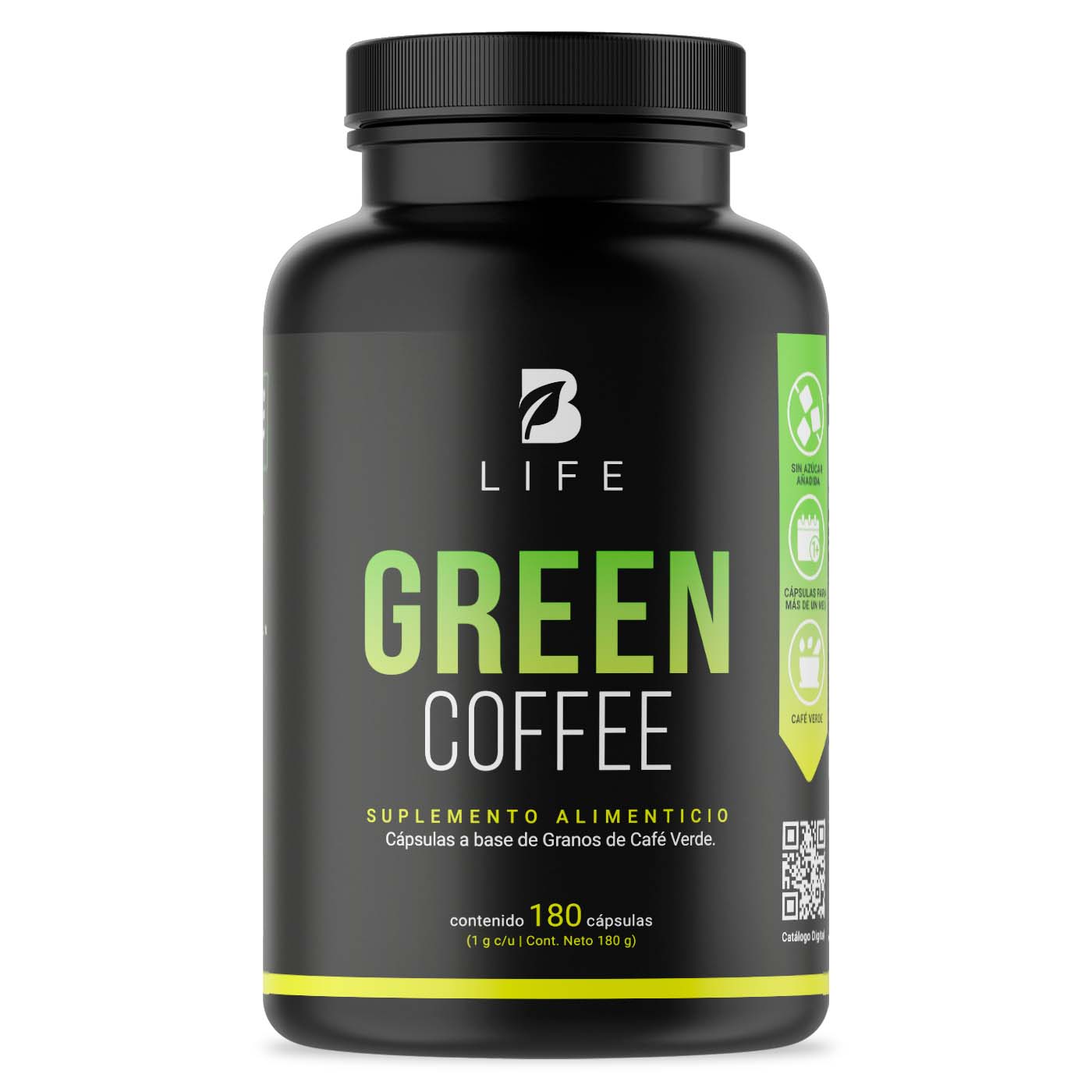 Foto 1 | Suplemento B Life Green Coffee 180 Cápsulas