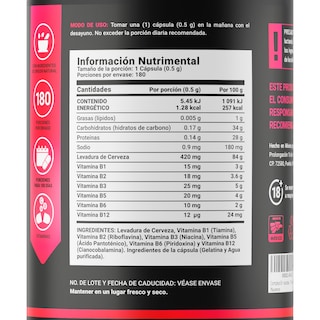 Foto 2 | Suplemento Alimenticio B Life B Yeas Blend 180 Cápsulas