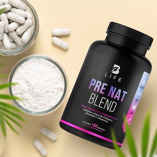 Foto 8 | Multivitamínico Prenatal 180 Cápsulas Ingredientes Naturales Pre Nat Blend B Life
