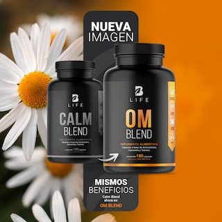 Foto 3 | Suplemento Alimenticio Om Blend 500 mg 180 Cápsulas Ingredientes Naturales Om Blend B Life