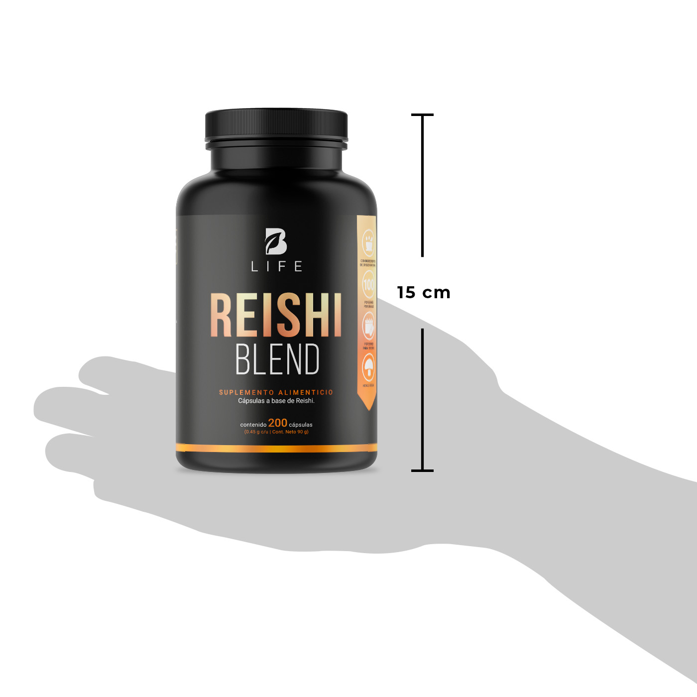 Foto 8 pulgar | Hongo Reishi  - Antioxidante Antiinflamatorio B Life