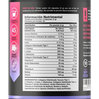 Foto 2 | Vitaminas para el Cabello de la Mujer Ingredientes Naturales 180 Cápsulas Womens Hair B Life