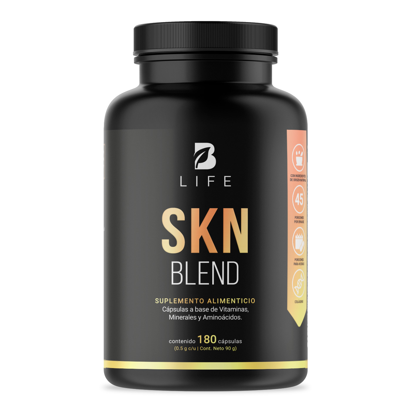 Foto 1 | SKN Blend de 180 Cápsulas Ingredientes Naturales SKN Blend Life