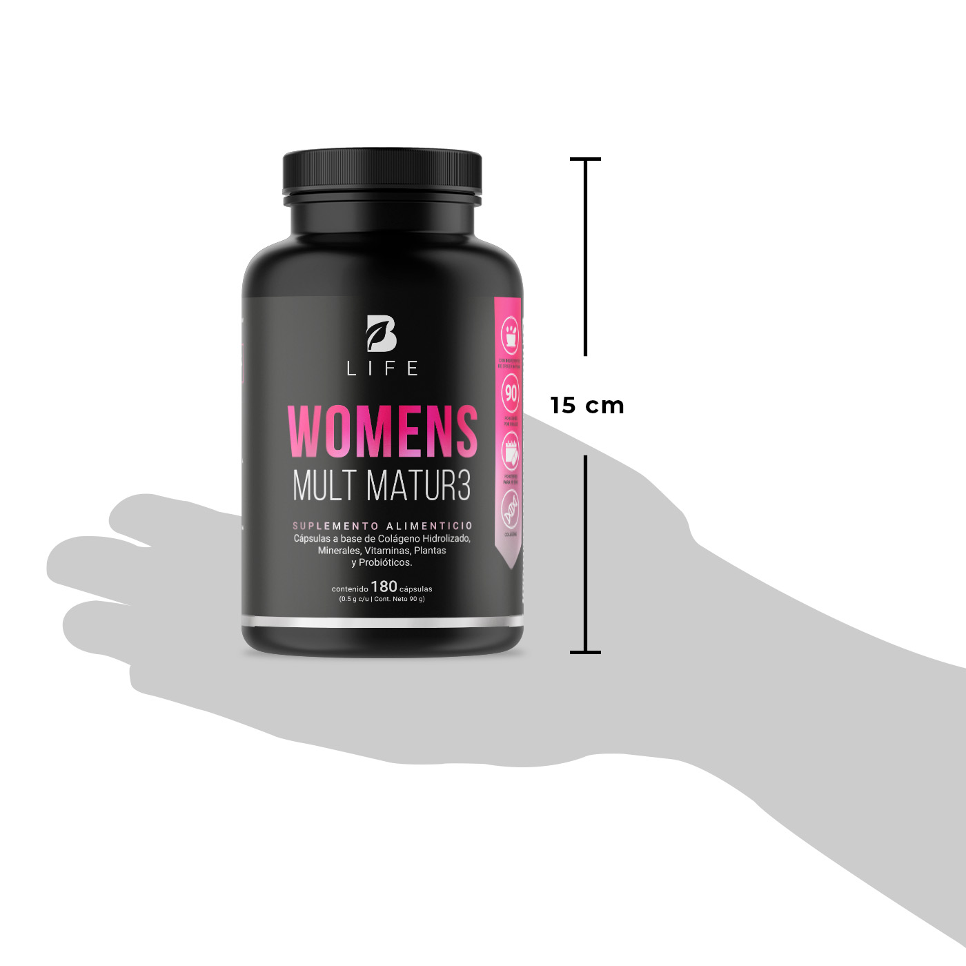 Foto 7 | Suplemento Alimenticio B Life Womens Mult Mature 180 Cápsulas