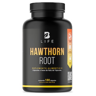 Foto 1 | Raíz de Tejocote 180 Cápsulas Hawthorn Root B Life