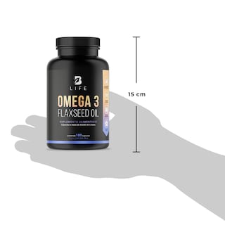 Foto 7 | Suplemento Alimenticio B Life Omega 3 Flaxseed Oil 180 Cápsulas