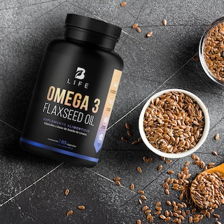 Foto 8 | Suplemento Alimenticio B Life Omega 3 Flaxseed Oil 180 Cápsulas