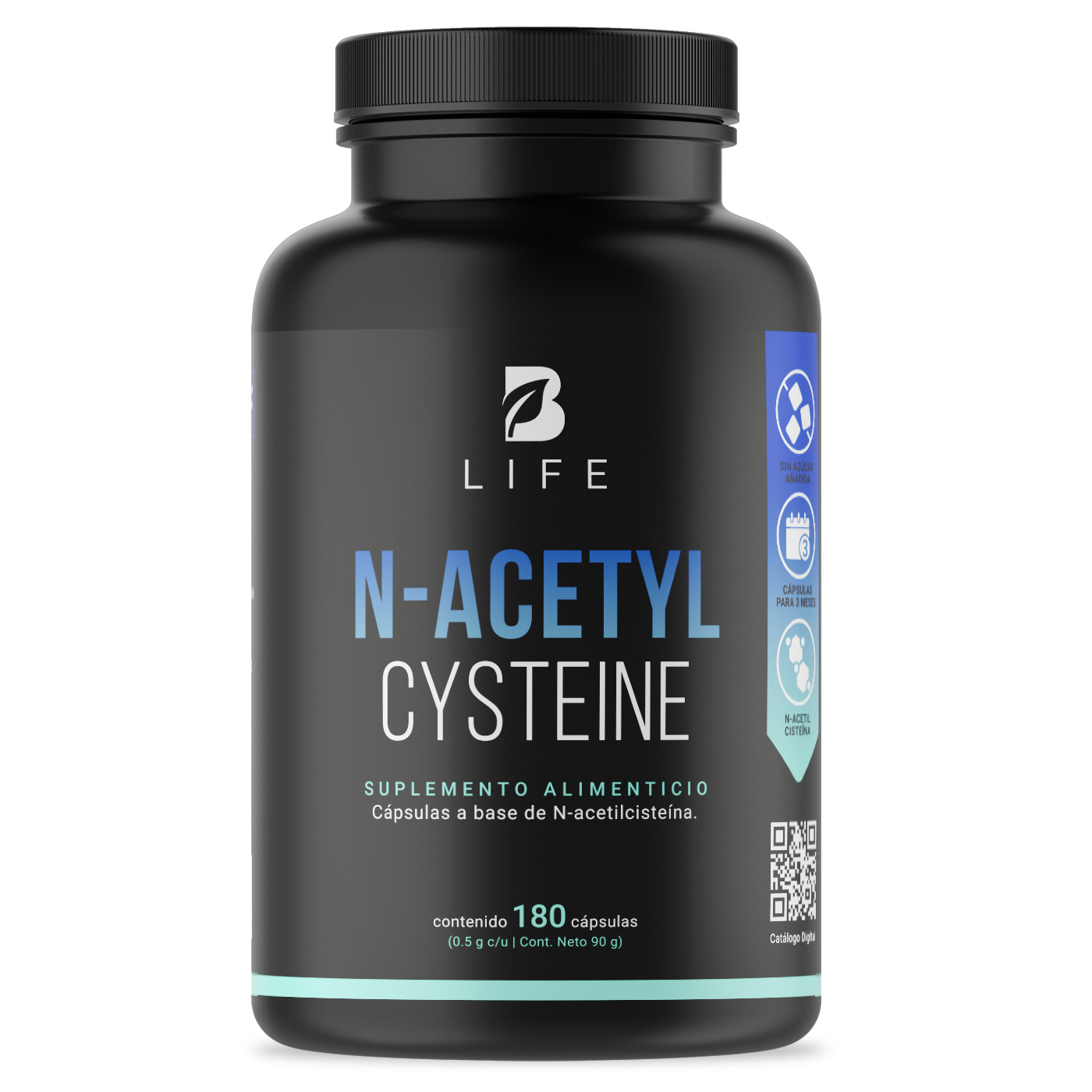 Foto 2 pulgar | Suplemento Alimenticio B Life N-Acetyl Cysteine 180 Cápsulas