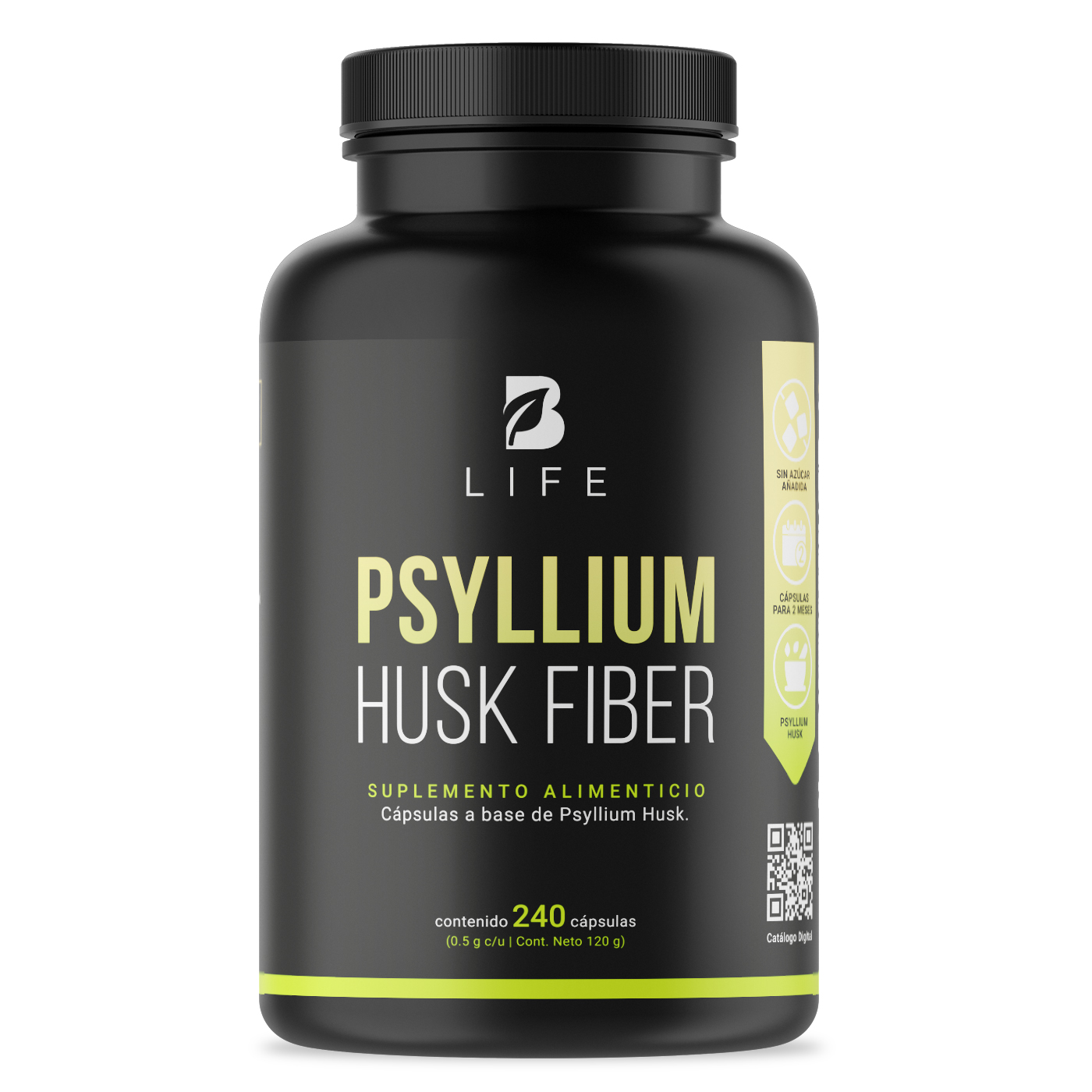 Foto 2 pulgar | Fibra de Psyllium Husk B Life