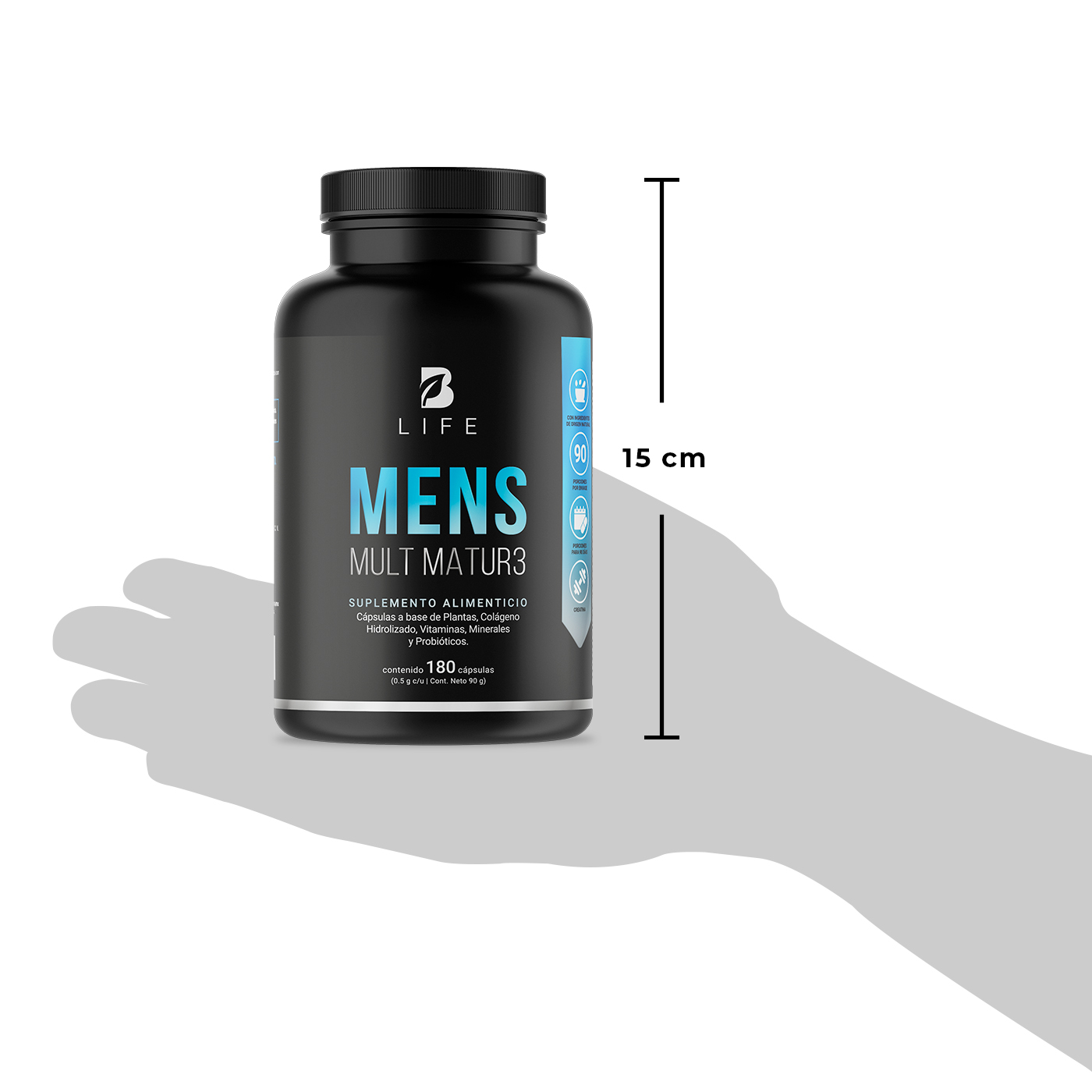 Foto 7 | Suplemento Alimenticio B Life Men Mult Mature 180 Cápsulas