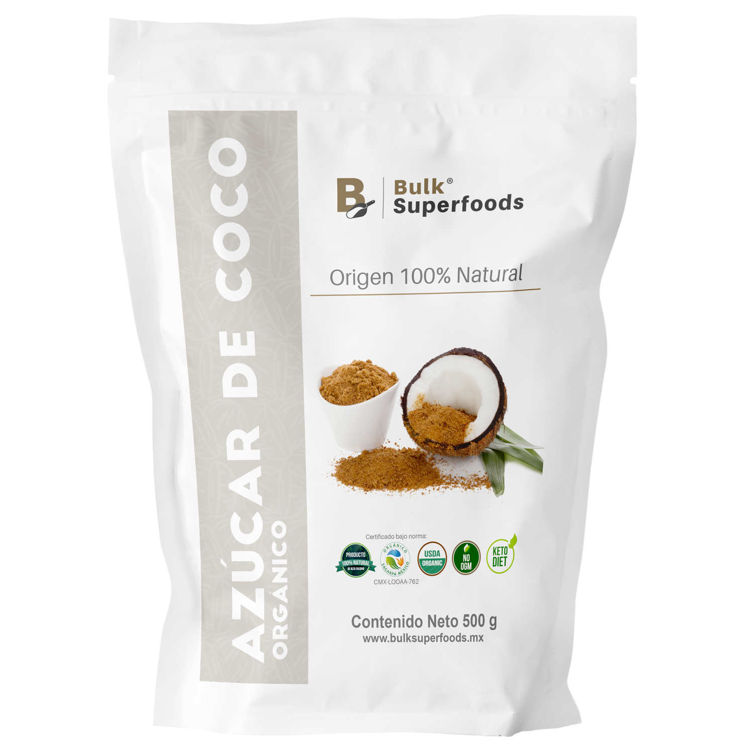 Azúcar De Coco Orgánica | Coconut Sugar 500g Bulk Superfoods