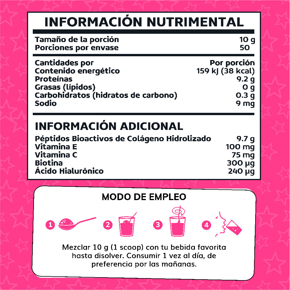Foto 3 pulgar | Suplemento Alimenticio Péptidos Bioactivos de Colágeno Hidrolizado para Cabello, Piel y Uñas Quotidien 500 g