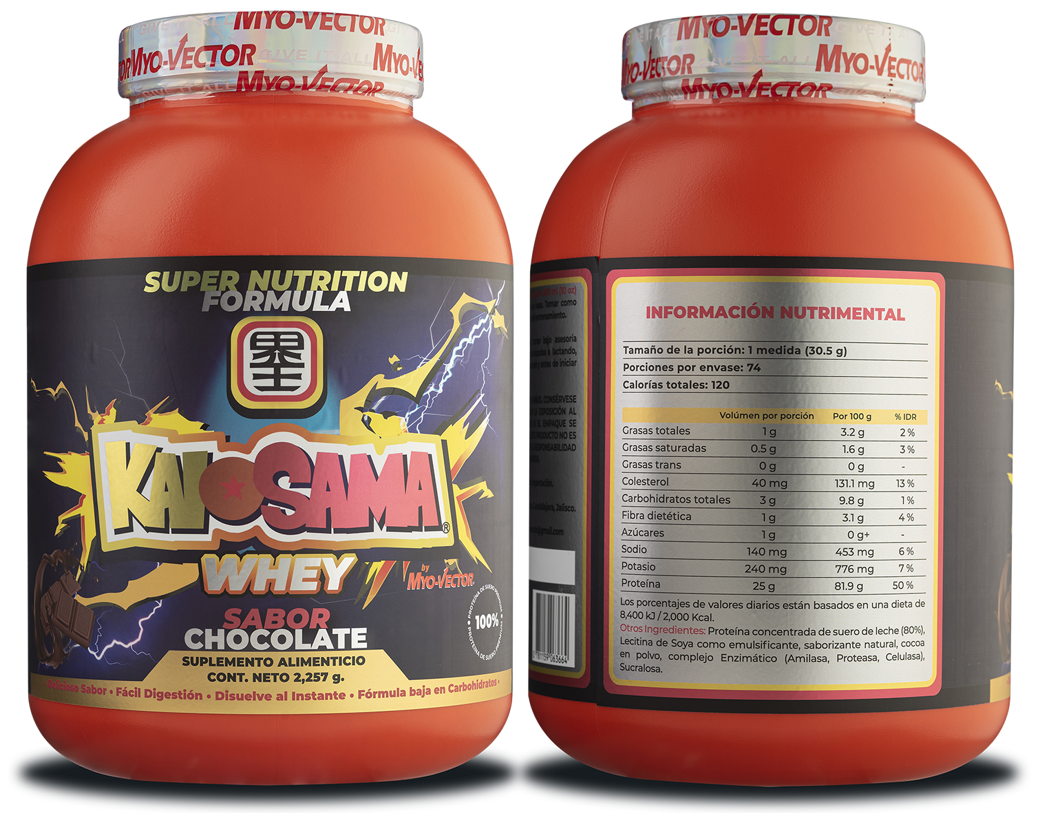 Foto 3 pulgar | Suplemento Myo Vector Dragon Whey de 2.257 G