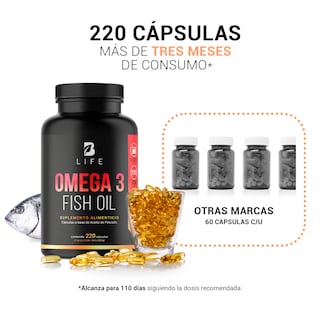 Foto 5 | Suplemento Alimenticio B Life Omega 3 Fish Oil 220 Cápsulas