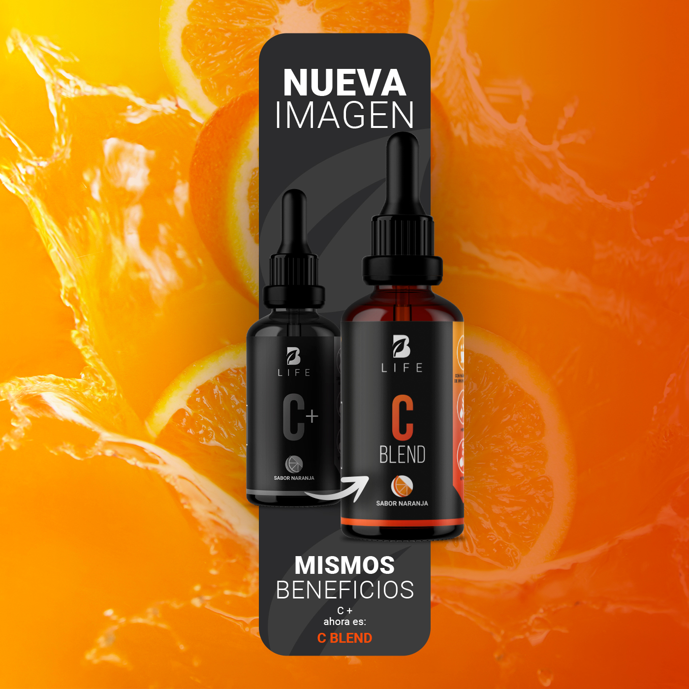 Foto 4 pulgar | Vitamina C Blend Líquida 60 Tomas B Life