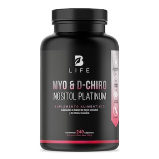 Foto 1 | Myo y D-Chiro Inositol 240 Cápsulas con 500 mg Ingredientes Naturales Myo & D-Chiro Inositol Platinum B Life