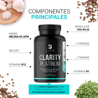 Foto 4 | Suplemento Alimenticio B Life Clarity Platinum 240 Cápsulas