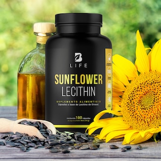 Foto 8 | Lecitina de Girasol 180 Cápsulas Sunflower Lecithin B Life