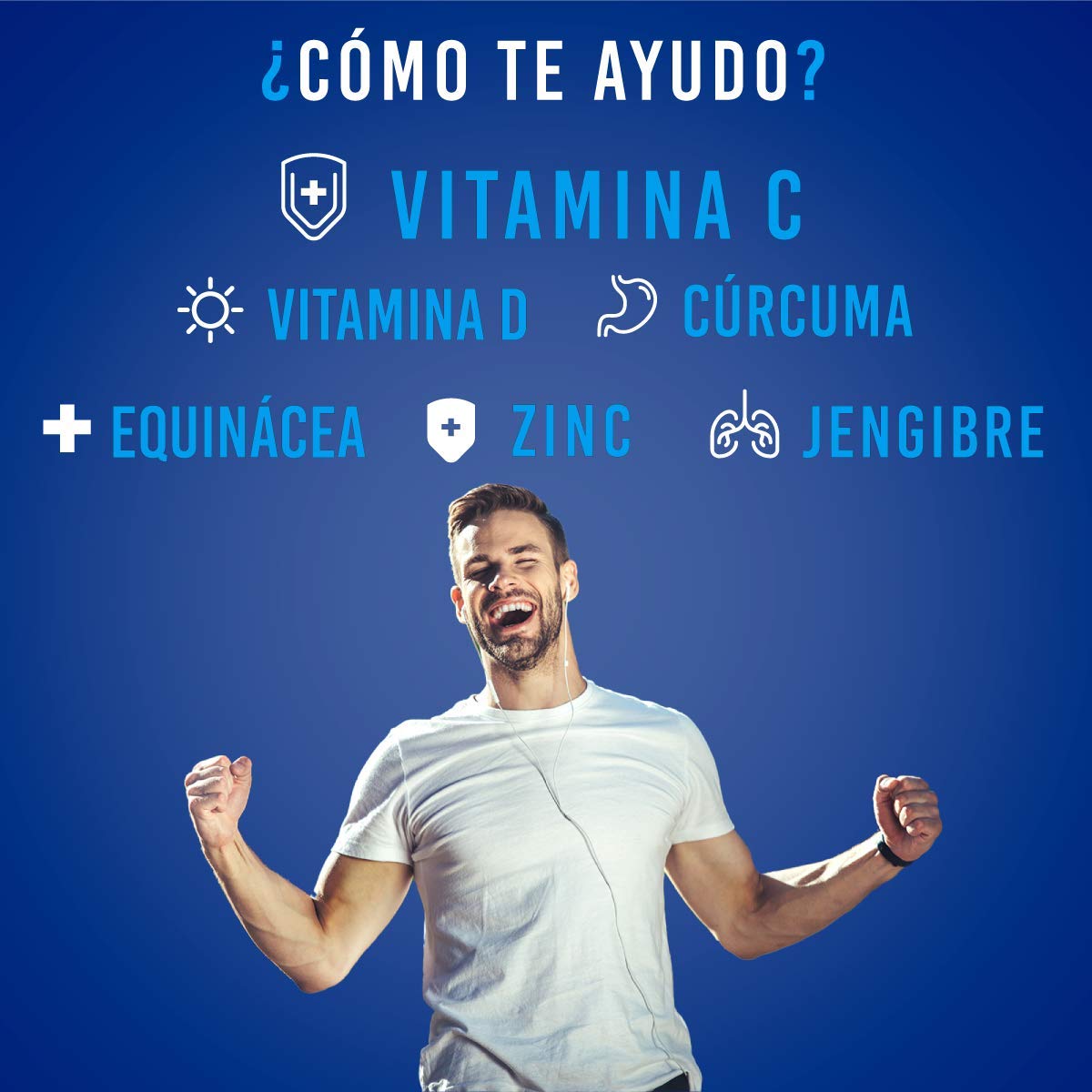 Foto 5 | Suplemento Alimenticio, Immune Support 60 Cápsulas Vitamina C, Jengibre, Equinacea, Zinc, Curcuma.
