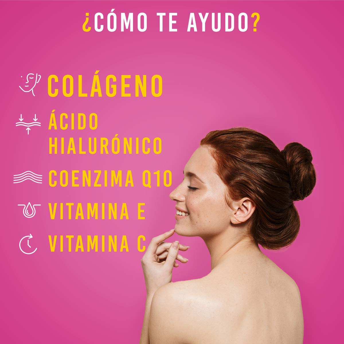 Foto 6 pulgar | Suplemento Alimenticio, Cuidado de Piel 60 Cápsulas con Colágeno, Acido Hialuronico, Coenzima Q10, Vitamina C, Vitami