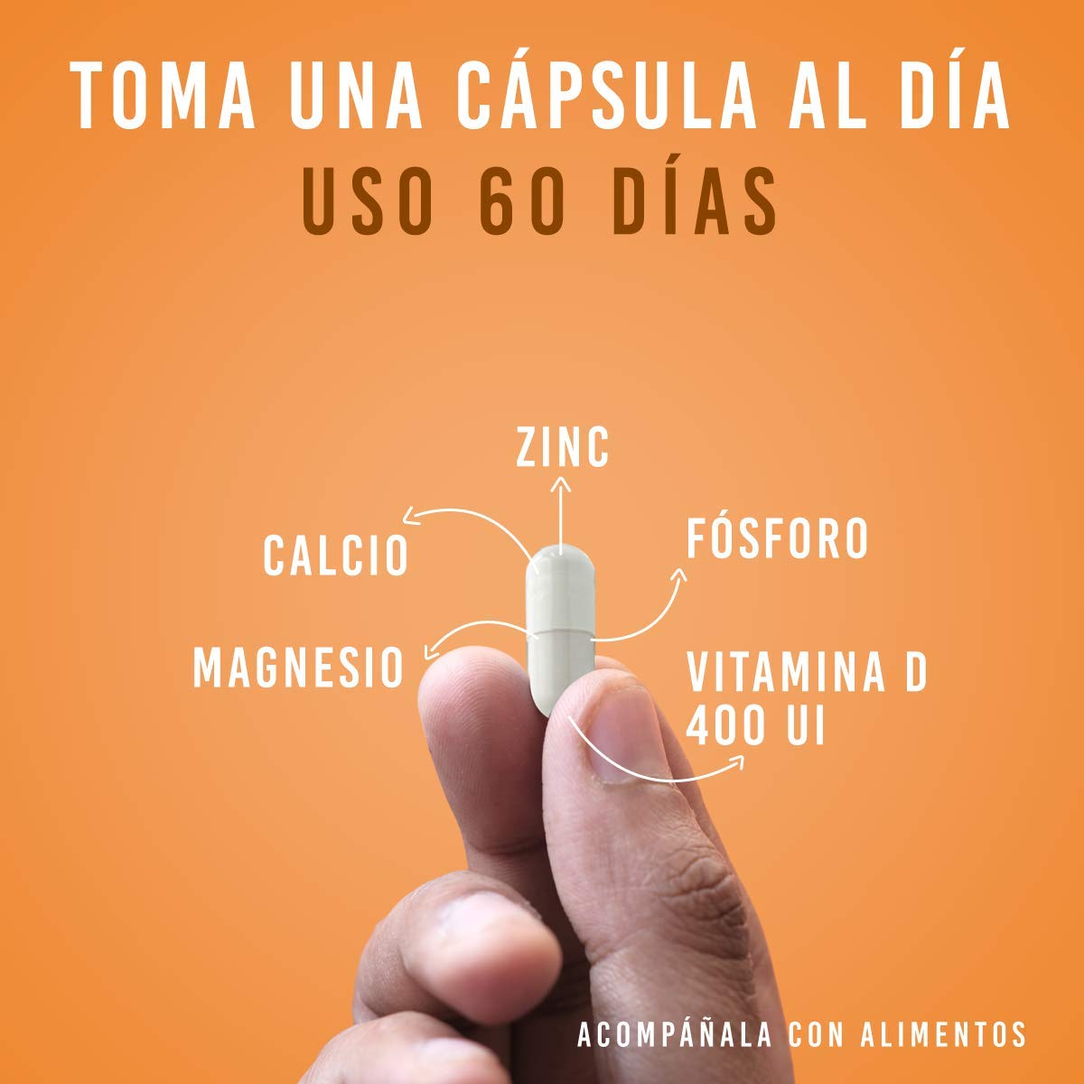 Foto 5 pulgar | Vit D Plus Bienestar General Lifeed5 60 Cápsulas Con Vitamina D, Magnesio, Fosforo, Calcio y Zinc