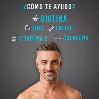 Foto 6 | Suplemento Alimenticio para Hombre Lifeed5 Ayuda al Cabello Barba y Piel 60 Cápsulas