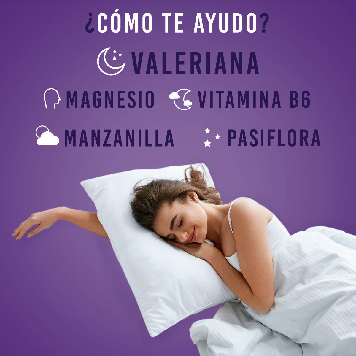 Foto 5 | Suplemento Alimenticio, Sueño y Relajación Lifeed5 60 Caps Valeriana, Pasiflora, Manzanilla, Vitamina B6, Magnesio