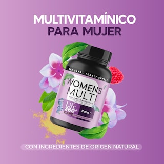 Foto 2 | Vitaminas para Mujer Life 360+ Multi 360 Cápsulas con Colágeno Hidrolizado Vitamina E más Otros Ingredientes