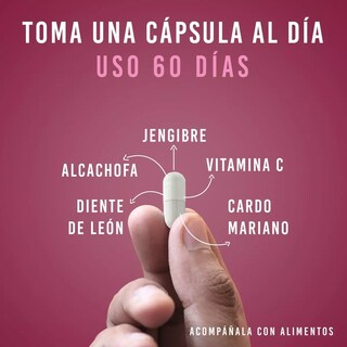 Foto 4 | Cardo Mariano 60 Cápsulas Lifeed5 con Diente de León Cúrcuma Vitamina C más Otros Ingredientes