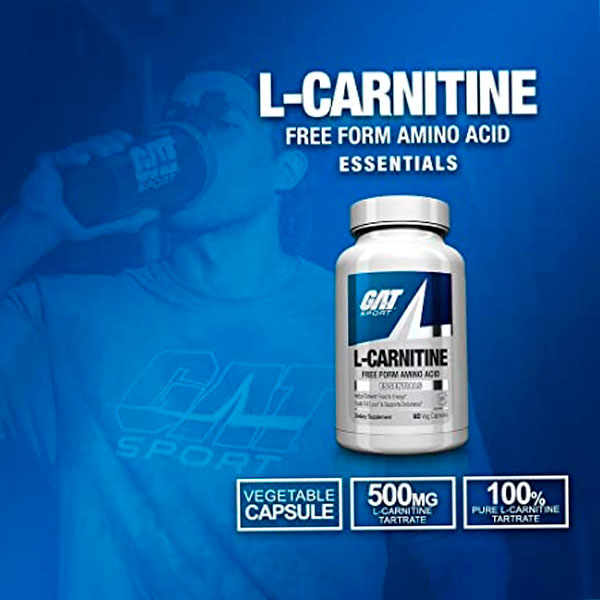 Foto 3 pulgar | L-carnitina Gat Sport con 60 Capsulas color Blanco