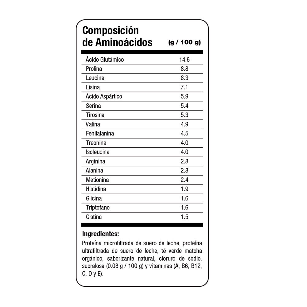 Foto 4 pulgar | Proteína De Suero De Leche Evolution Wp100 Whey Protein 800 Gramos (sabor Té Verde)
