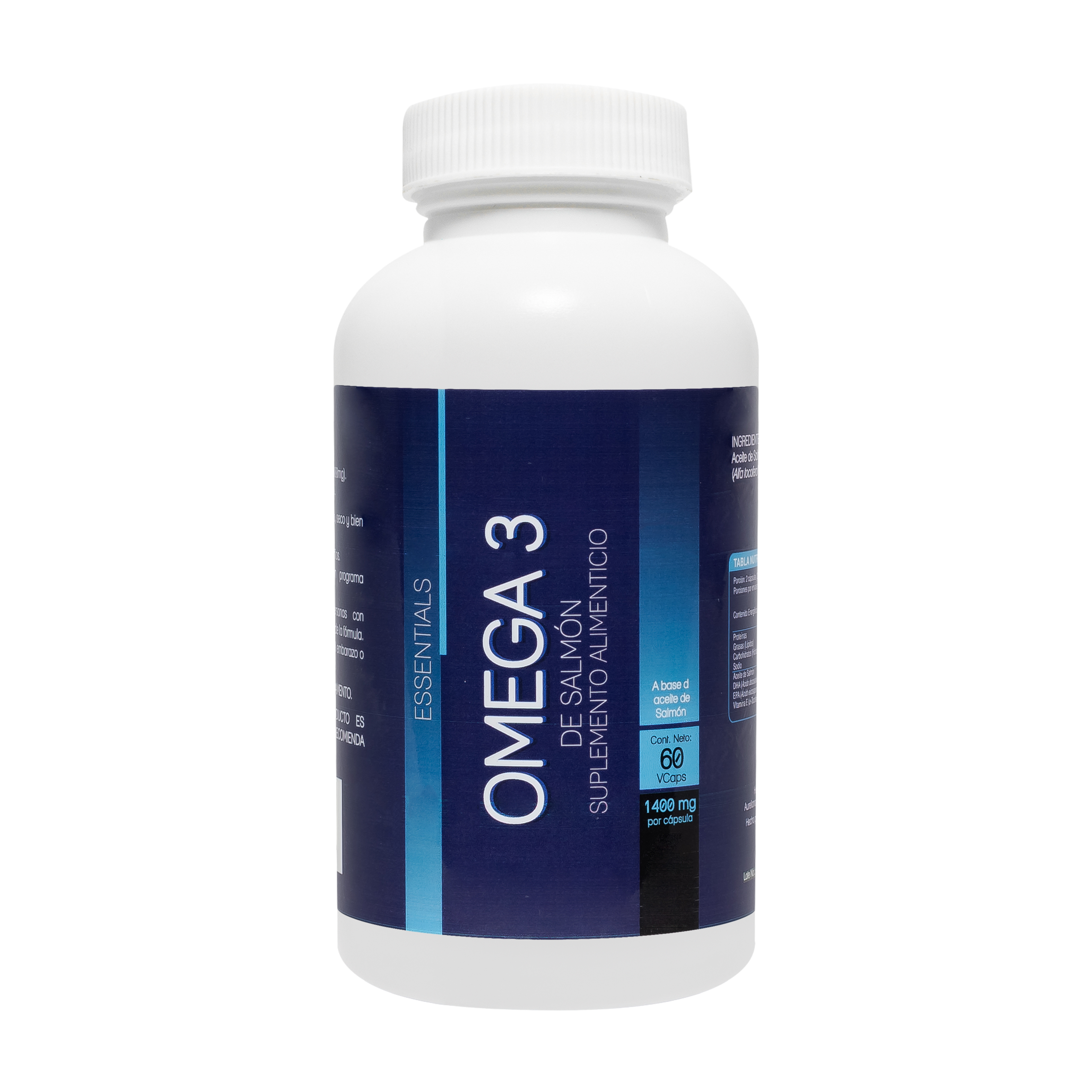 Foto 2 pulgar | Omega 3 NLS Essentials Aceite de Salmón Enriquecido con Vitamina E 60 Softgels