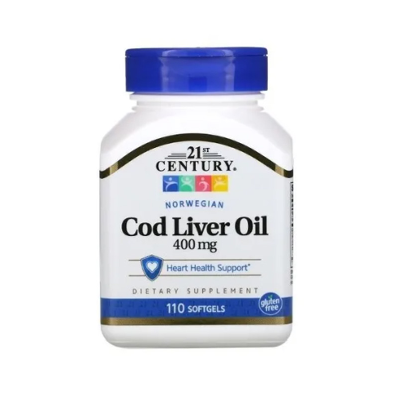 Aceite de Hígado de Bacalao Cod Liver Oil 110caps Vit A y D3