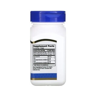 Foto 2 | Aceite de Hígado de Bacalao Cod Liver Oil 110caps Vit A y D3