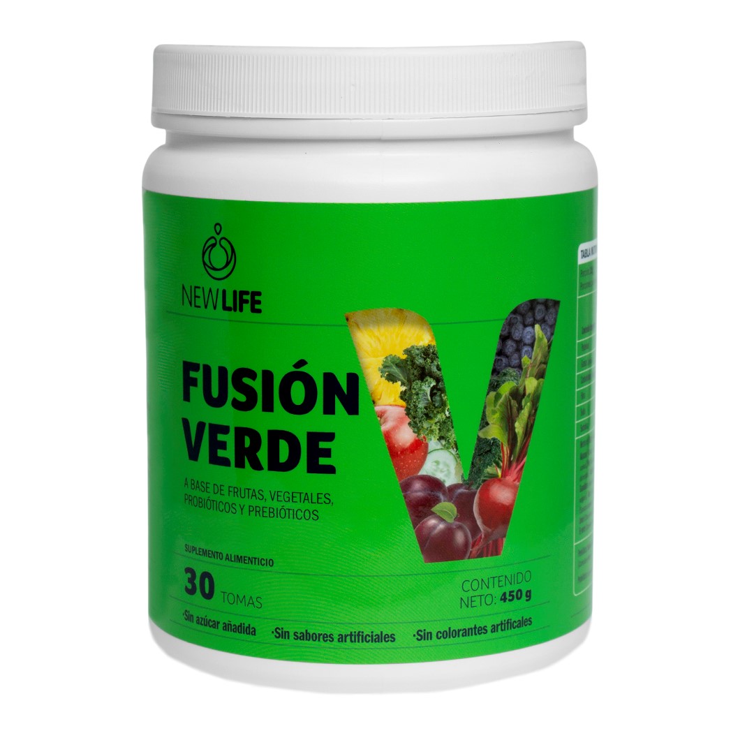 Foto 2 pulgar | Jugo Verde en Polvo para Toda la Familia Contiene Mas de 15 Frutas y Vegetales, Probióticos y Prebióticos