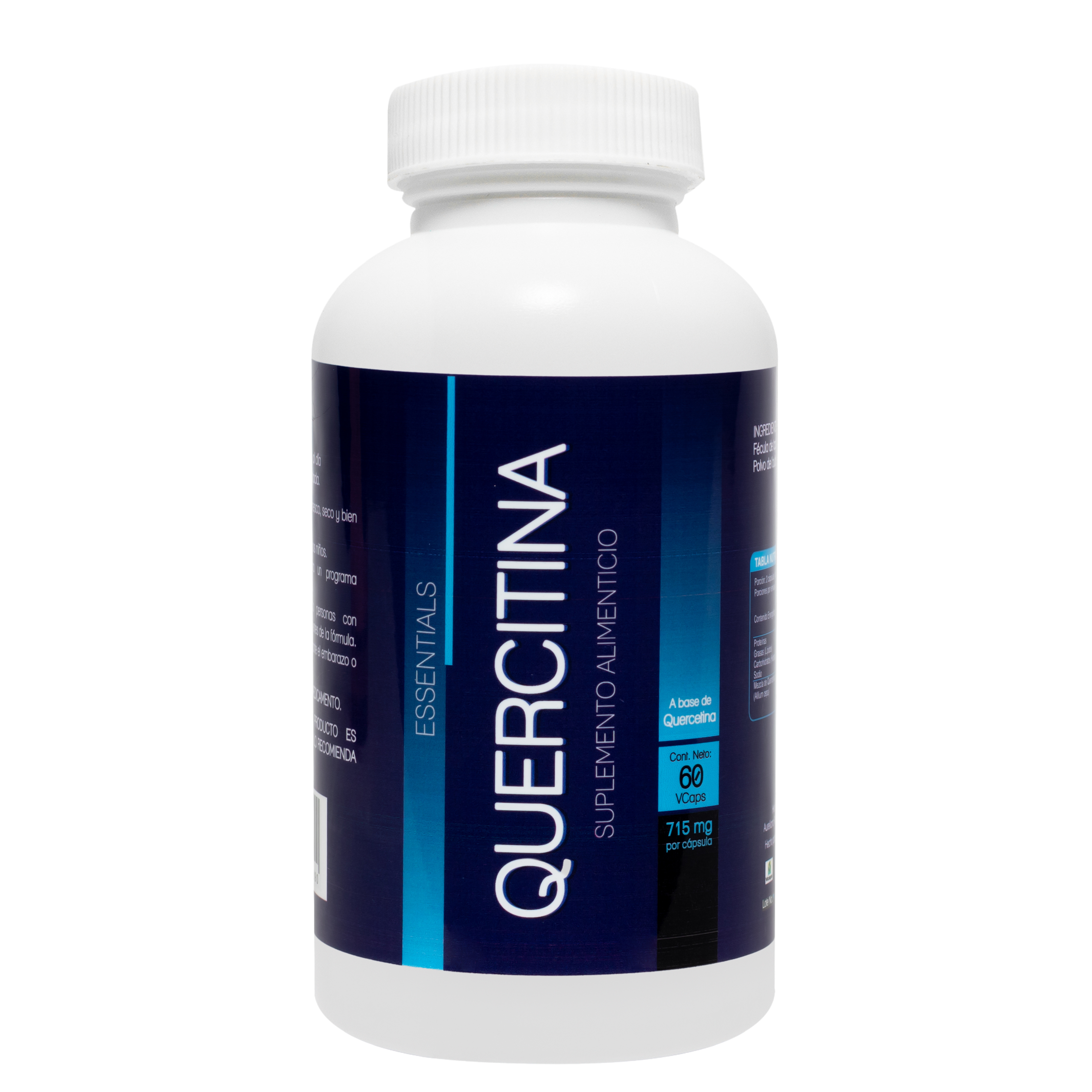 Foto 2 pulgar | Quercetina Antioxidante y Antiinflamatorio Natural 60 Cápsulas con 544 mg por Dosis