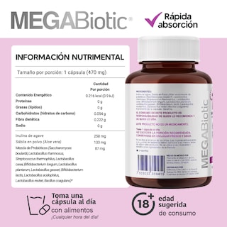 Foto 3 | 60 Billones 11 Cepas Probióticos y Prebióticos para 60 Días