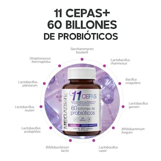 Foto 4 | 60 Billones 11 Cepas Probióticos y Prebióticos para 60 Días