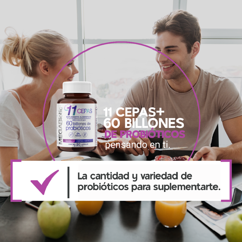 Foto 6 pulgar | 60 Billones 11 Cepas Probióticos y Prebióticos para 60 Días