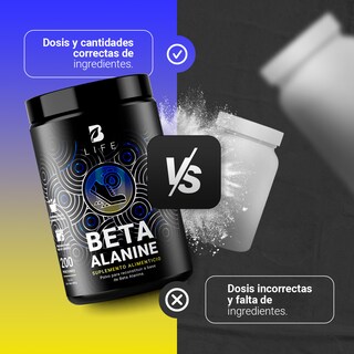 Foto 5 | Beta Alanina D 400 g con 200 Servicios B Life