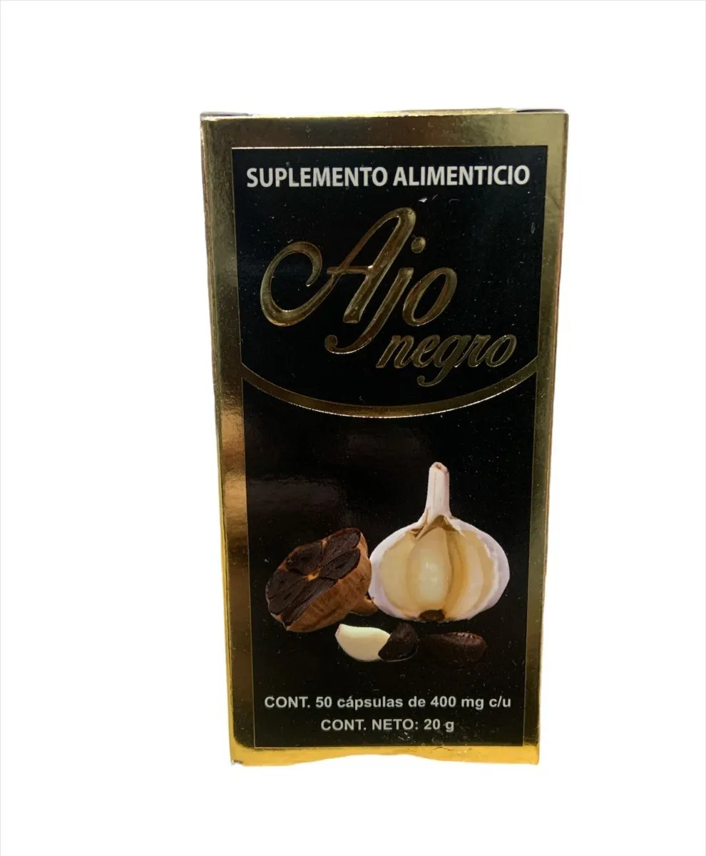 Ajo Negro 50 Caps 400 Mg C/u
