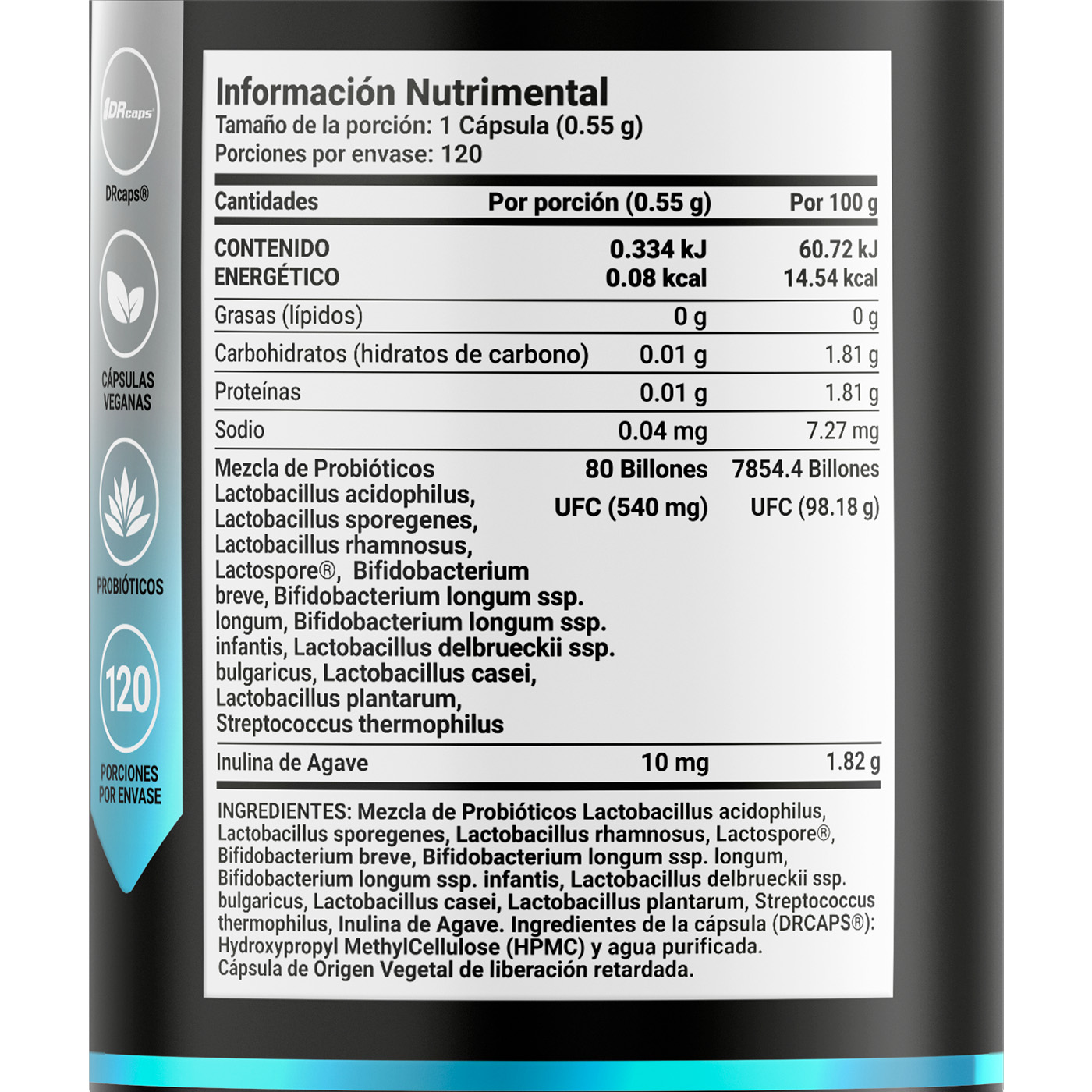 Foto 3 pulgar | Suplemento Alimenticio B Life 80 Billion Probiotic Platinum 120 Cápsulas