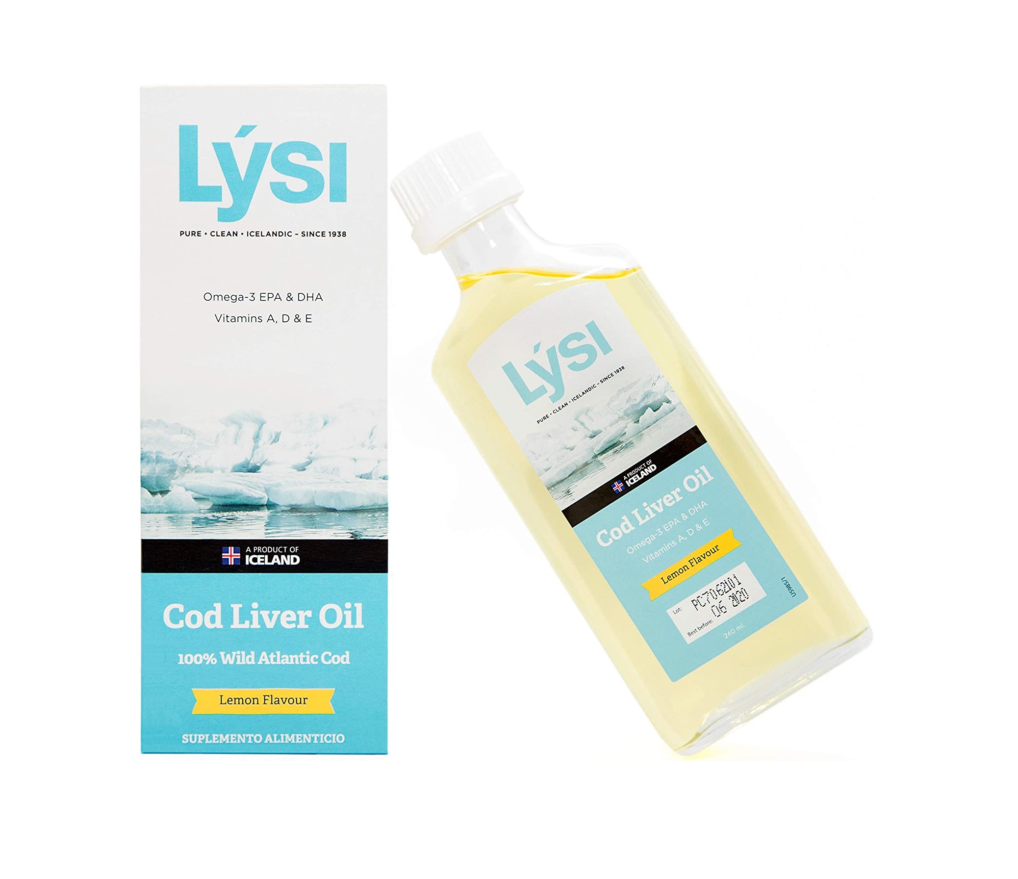 Foto 1 | Aceite De Hígado De Bacalao Lysi Omega 3 Limón Menta 240 Ml