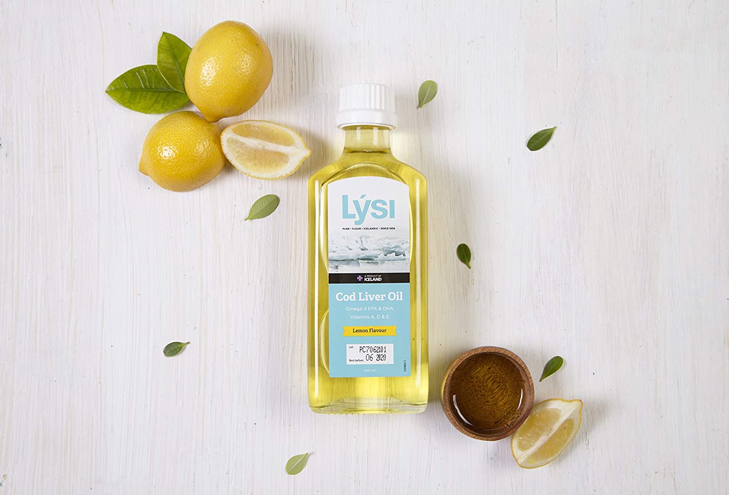 Foto 3 pulgar | Aceite De Hígado De Bacalao Lysi Omega 3 Limón Menta 240 Ml