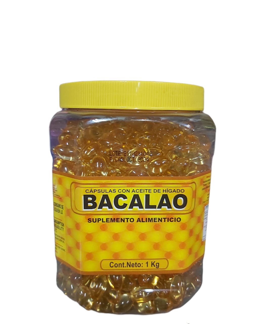 Bacalao 1 Kg Cápsulas con Aceite de Hígado
