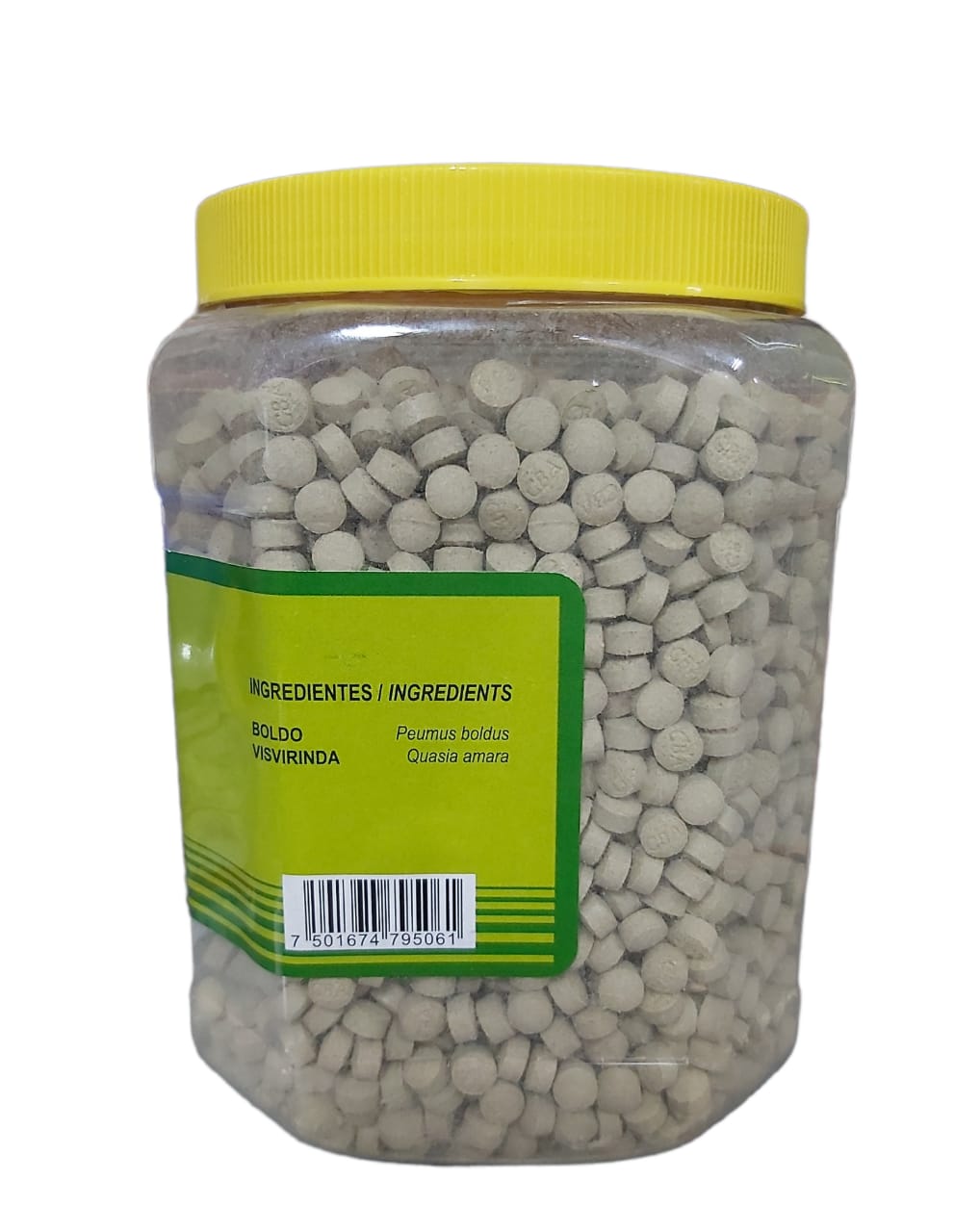 Foto 4 pulgar | Boldo 1 Kg Tabletas 400 Mg C/u