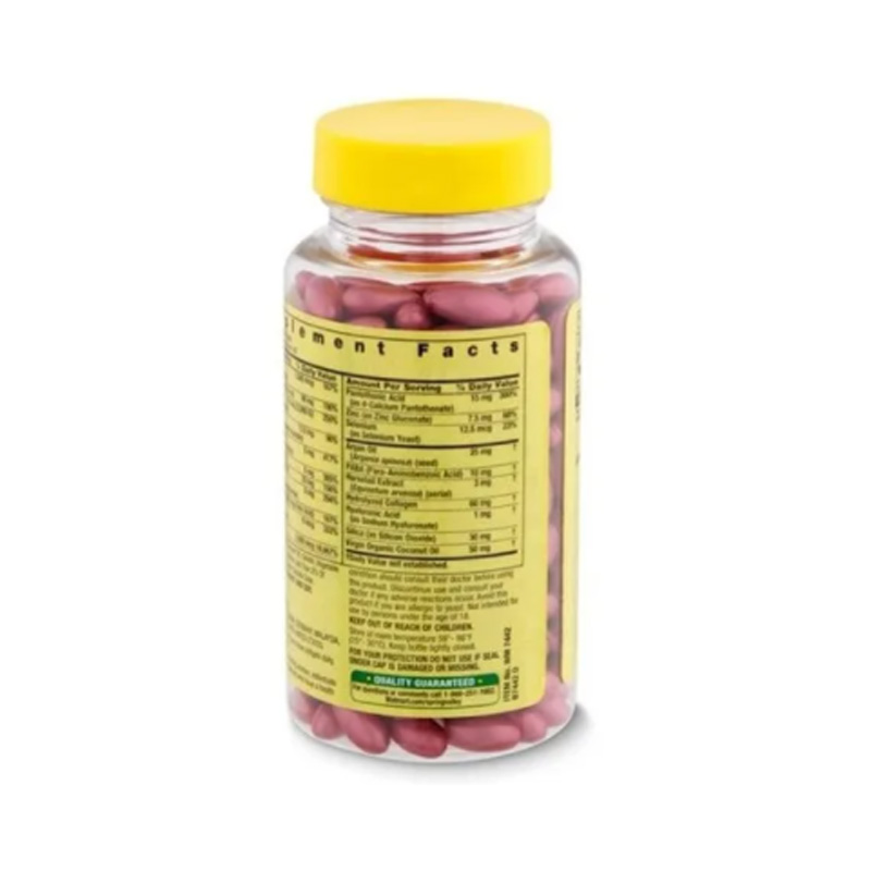 Foto 3 pulgar | Biotin + Colágeno Spring Valley 5,000 mcg 120 Capsulas de Gel